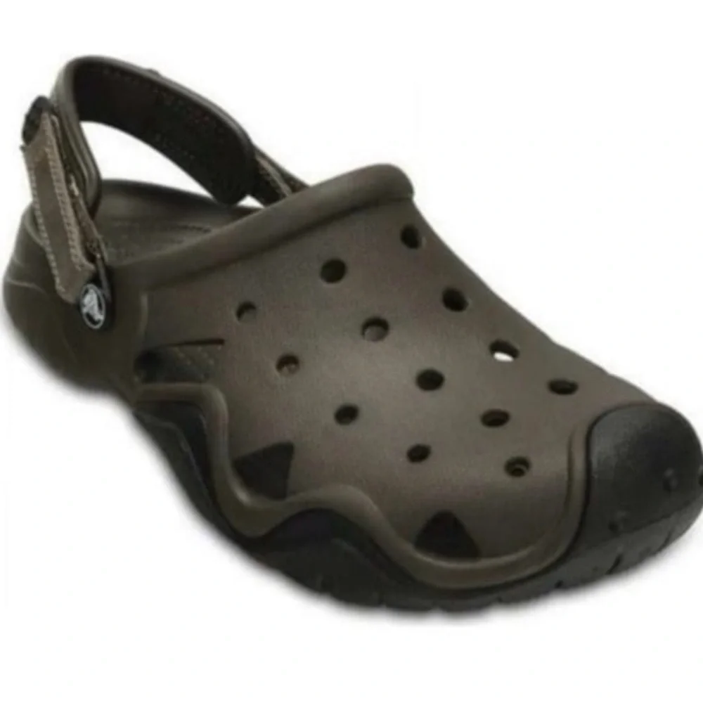 Brown Slip-On Clogs